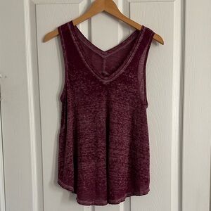 We the Free Maroon Tank Top
